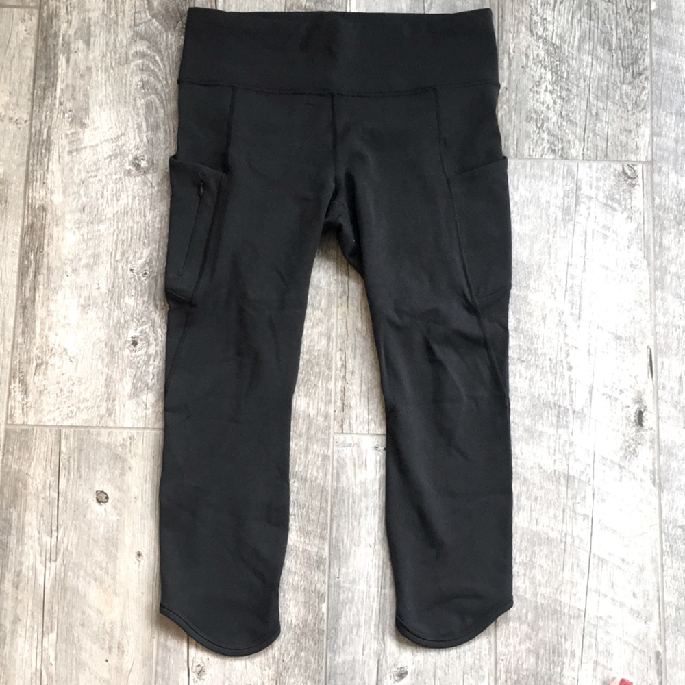 Athleta high rise pocket Capri tight Large